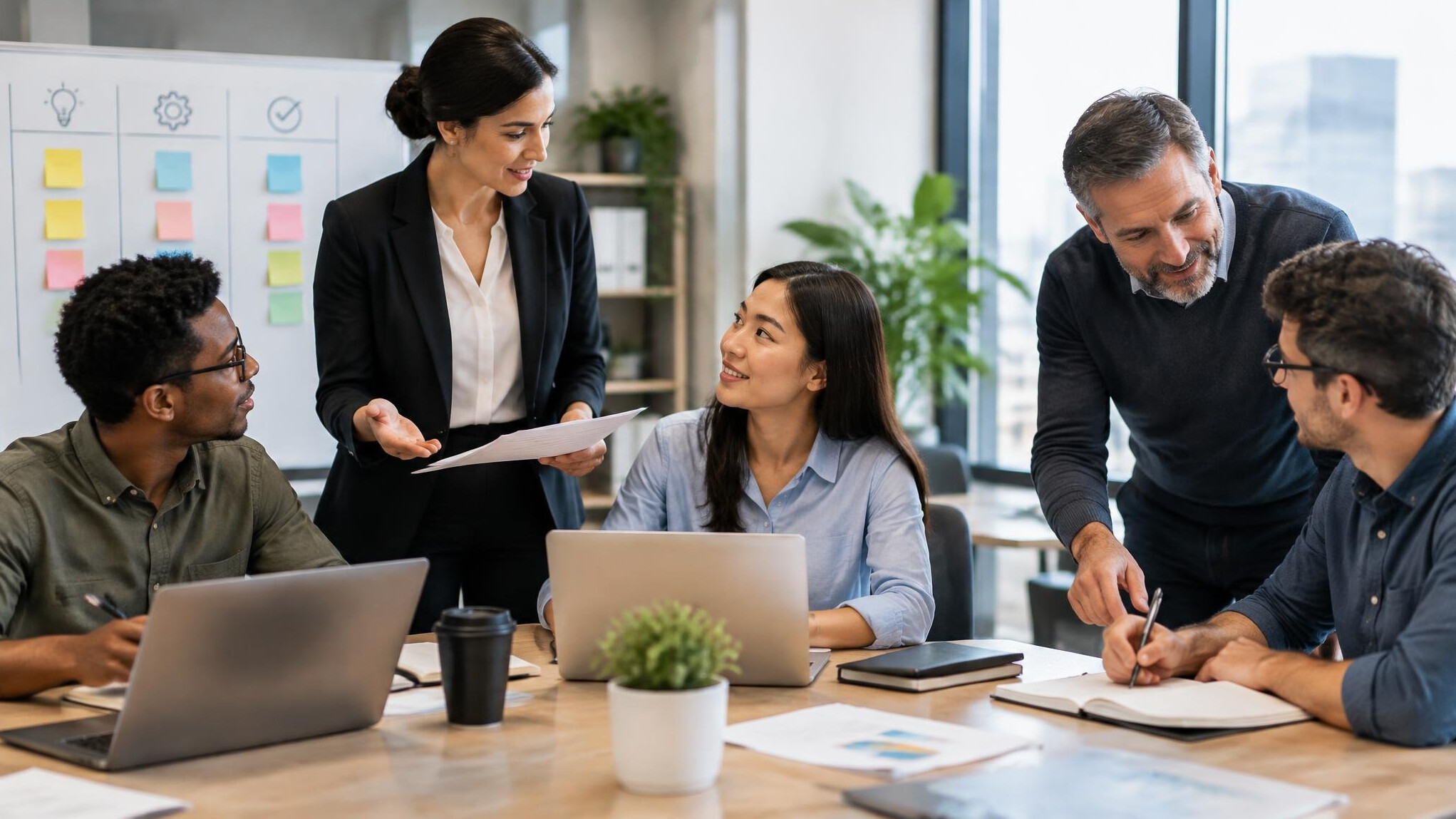 manager delegating tasks
