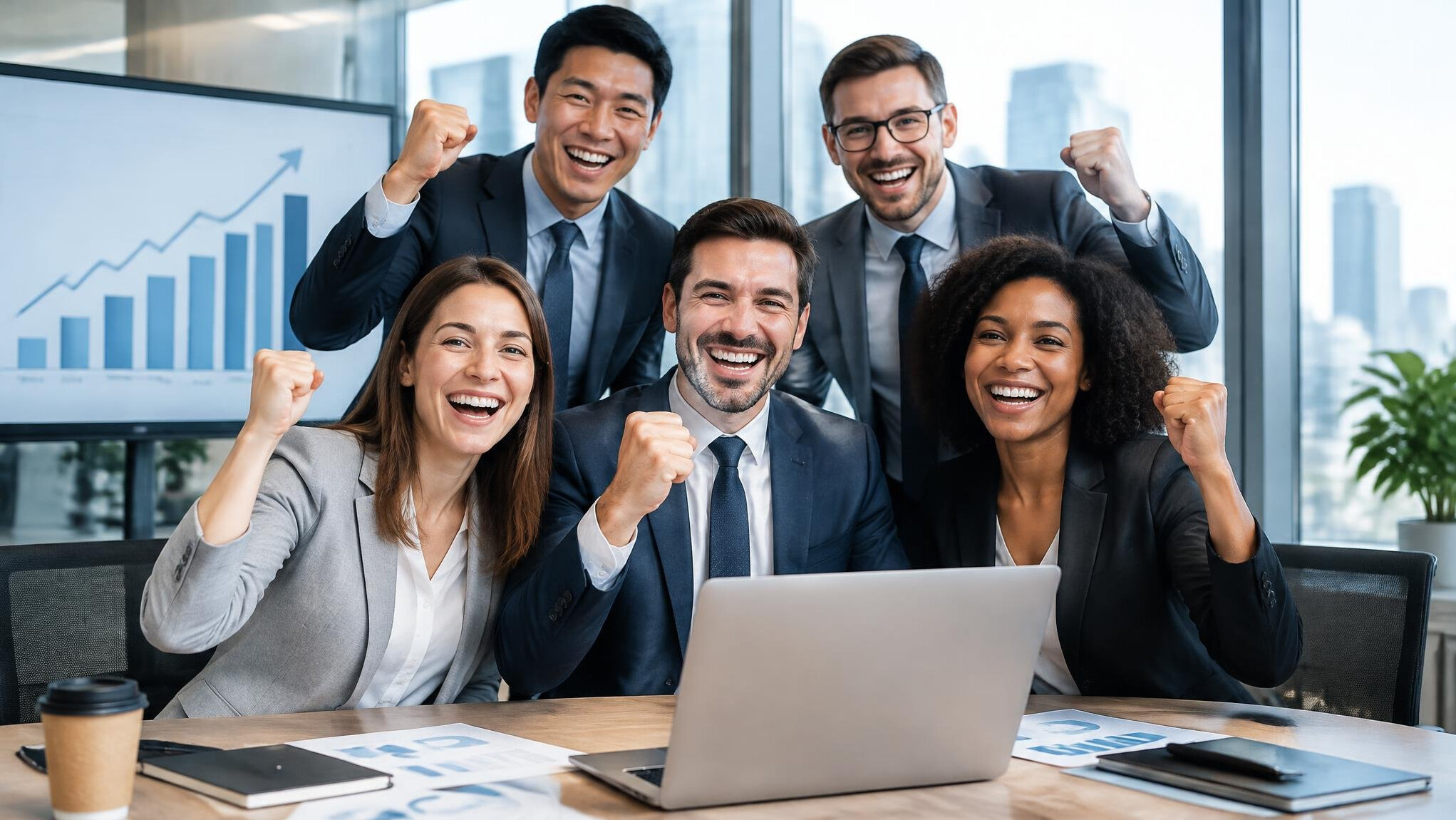 successful business team