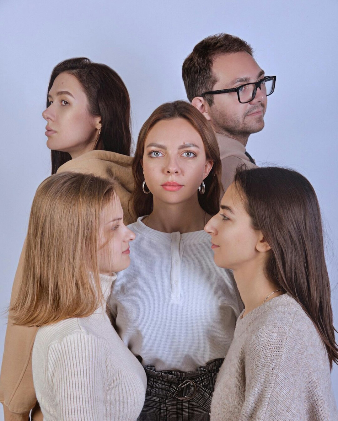 woman leading team